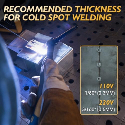 TOOLIOM 220A 7-in-1 Cold TIG Welder 110/220V Dual Voltage