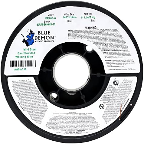 Blue Demon ER70S6 X .045 X 11 LB MIG Carbon Steel Welding Wire