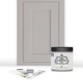 ALL-IN-ONE Paint by Heirloom Traditions, Oxford (Neutral Gray), 8oz Sample - Durable cabinet and furniture paint. Built in primer and top coat, no sanding needed. Includes our 30 featured color card.