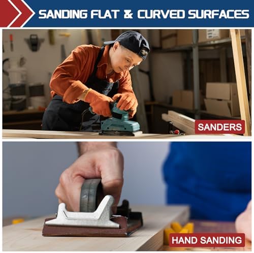 15Pcs Sand Paper 9x11Inch 150Grit Silicon Carbide Sandpaper Sheets
