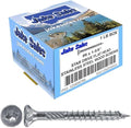 Jake Sales #9 x 1-5/8" Silver Star Stainless Steel Wood Screw Torx/Star Drive Head - Grade 300 Series Stainless Steel Torx/Star Drive Wood Screws - CASE Qty 42 Boxes 6,888 Screws