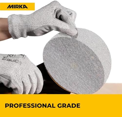 Mirka Abranet 6 Inch 240 Grit Mesh Sanding Discs, Hook and Loop, 50 Pack