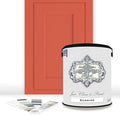 ALL-IN-ONE Paint by Heirloom Traditions, Sunrise (Orange Coral), Gallon - Durable cabinet and furniture paint. Built in primer and top coat, no sanding needed. Includes our 30 featured color card.