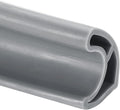 uxcell Flexible Shower Water Barrier, 98" TPE Shower Edge Water Stopper Blocker Splash Guard for Bathtub Sink Washing Machine Dry and Wet Separation, 1.18"W x 1.77"H, Grey