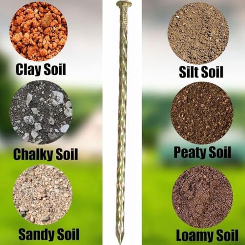 Galvanized Metal Landscape Stakes 12 ”20 Pack Heavy Duty Anchoring Spikes