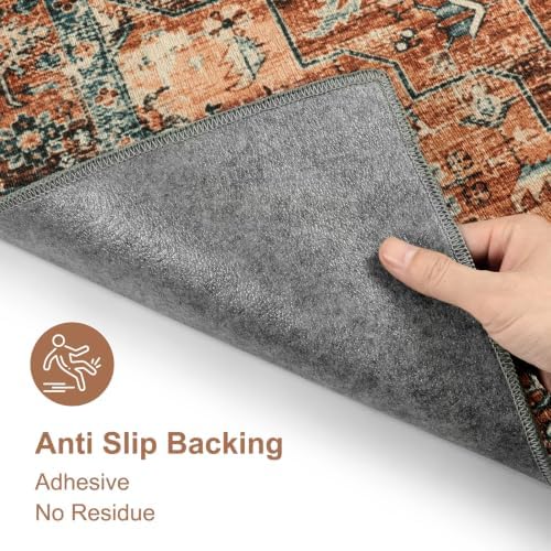 Anidaroel Office Chair Mat for Hardwood Floor/Tile Floor, 48"x60" Desk Chair Mat for Hard Floors, Under Desk Rug Protector for Rolling Computer Gaming Chairs, Anti Slip Machine Wash Low Pile Carpet