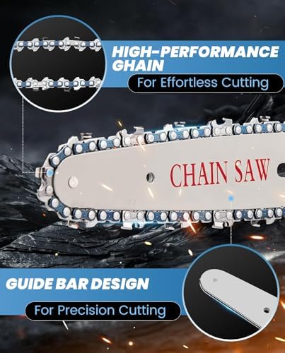 Saker Mini Chainsaw|6 Inch Chainsaws[2026 Upgraded]|Mini Cordless Electric Chain Saw|Small Handheld Portable Chain Saws Battery Powered Saw for Tree Trimmer and Garden