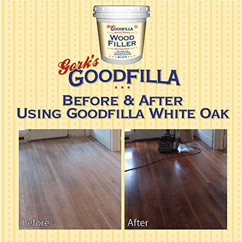 Goodfilla Ebony, 8 oz, Wood and Grain Filler, Stainable, Sandable, Zero Waste, Non-Toxic, USA Made