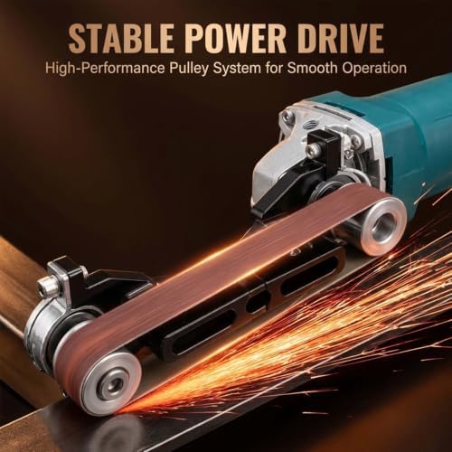 Angle Grinder Attachments Belt Sander Adapter, 5/8-11 Spindle (1)