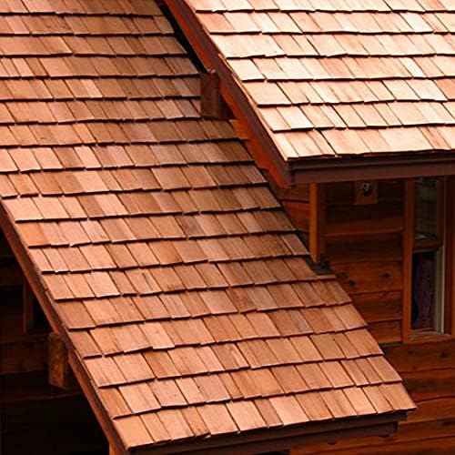 24" x 3/4" Western Red Cedar #1 Grade Heavy Handsplit Shakes
