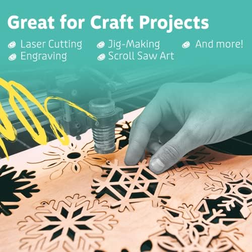 Artlicious Baltic Birch Plywood 20 Pack for Laser Cutting Engraving
