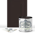 ALL-IN-ONE Paint by Heirloom Traditions, Truffle (Warm Dark Brown), Quart - Durable cabinet and furniture paint. Built in primer and top coat, no sanding needed. Includes our 30 featured color card.