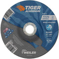 Weiler 58209 6 Inch Cutting Wheel, Tiger Aluminum Non-Loading Contaminant-Free High Performance Cutting, .045" ALU60S Type 27 7/8" Arbor, Pack of 25