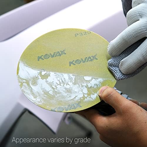 MaxFilm Ultra Premium 6 inch Sanding Discs, P80, 0 Holes, Hook & Loop, 520-0080, 50 discs