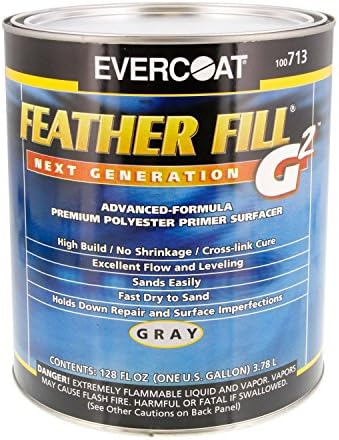 Evercoat FIB712 Fiberglass Feather Fill Gray, Qt