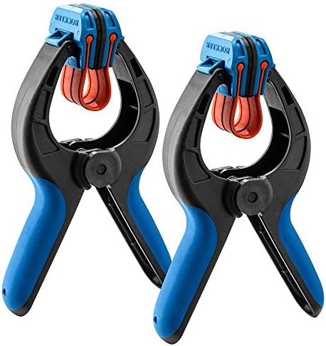 Rockler Medium Spring Bandy Clamps (Pair) One-Handed Nylon Clamps