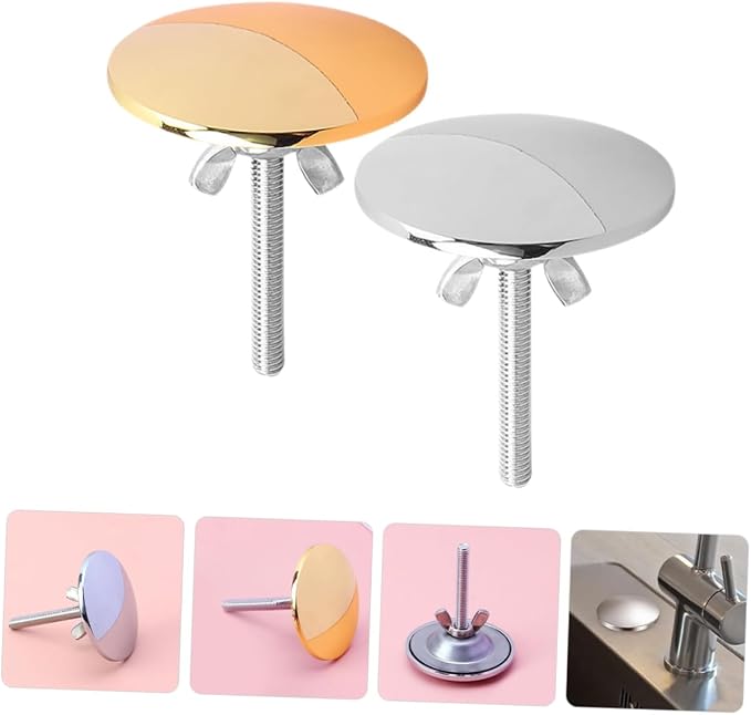 OSALADI 6pcs Sink Hole Cover Faucet Hole Stoppers for Kitchen and Bathroom Leak Washbasin Stylish and Design Easy Installation