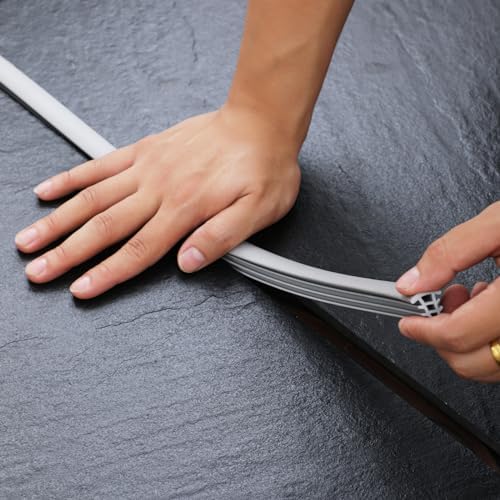 Flexible EPDM Rubber Strip (15 ft Long and 1 inch Wide) for Concrete Crack Repair and Replacement - Weather and Aging Resistant Expansion Joint Filler for Driveways and Sidewalks