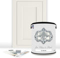 ALL-IN-ONE Paint by Heirloom Traditions, Linen (Soft Warm White), Gallon - Durable cabinet and furniture paint. Built in primer and top coat, no sanding needed. Includes our 30 featured color card.