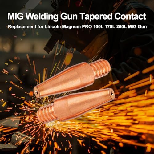 20-PK Tapered Contact Tips KP2744-045T 0.045'' MIG Welding Gun Compatible with for Lincoln Magnum PRO 100L 175L 250L 100SG MIG Gun