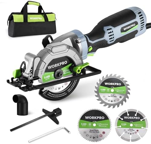 WORKPRO 5.8Amp 3500RPM Circular Saw with Parallel Guide