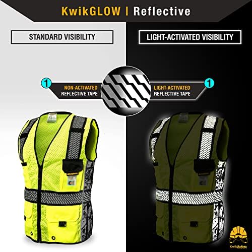 KwikSafety RoadBOSS Econ & Premium Safety Vest Class 2 ANSI OSHA