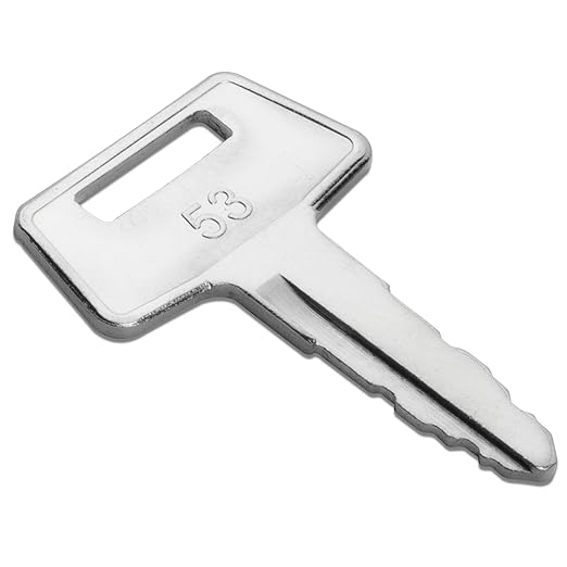 91A07-01910 Ignition Key,10 Pack A5160 Forklifts Keys Equipment Key Fits for Mitsubishi CAT Caterpillar Forklift