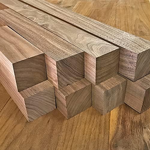 Walnut Wood Turning Blanks 6pcs - 2" x 2" x 36"