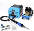 YIHUA 936A II Soldering Iron Station Kit, 65W with Intelligent Working Light. Easily Adjustable from 392℉～896℉. With Plug-in Iron Handle, a Solder Iron Stand, Solder Wire & 5 extra Solder Tips.