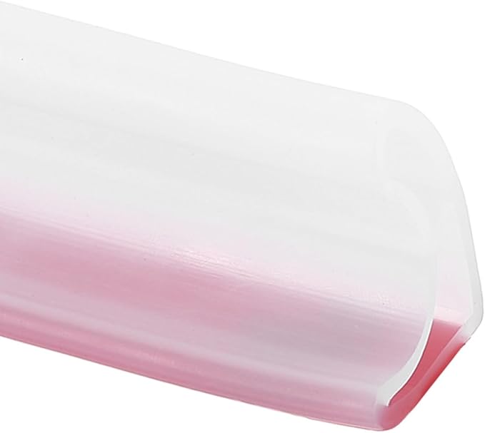 uxcell Shower Water Barrier, 78" TPE Splash Guard Shower Water Stopper Retention System for Bathtub Sink Washing Machine Dry and Wet Separation, 1.18"W x 1.77"H, Clear