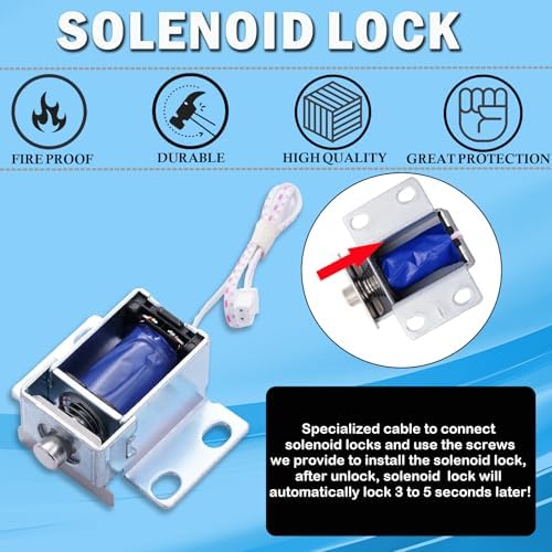 Gun Safe Replacement Lock Chrome Digital Keypad Electronic Lock