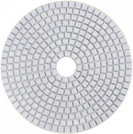 Diamond Polishing Pad, 7 inch 180 mm 100 Grit Sanding Discs for Grinder & Polisher, Hook and Loop Backing Pad for Grinding Buffing Granite Marble Concrete Stone (1 Piece)