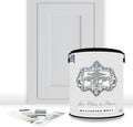 ALL-IN-ONE Paint by Heirloom Traditions, Heathered Gray (Light Cool Gray), Gallon - Durable cabinet and furniture paint. Built in primer and top coat, no sanding needed. Includes our 30 featured color