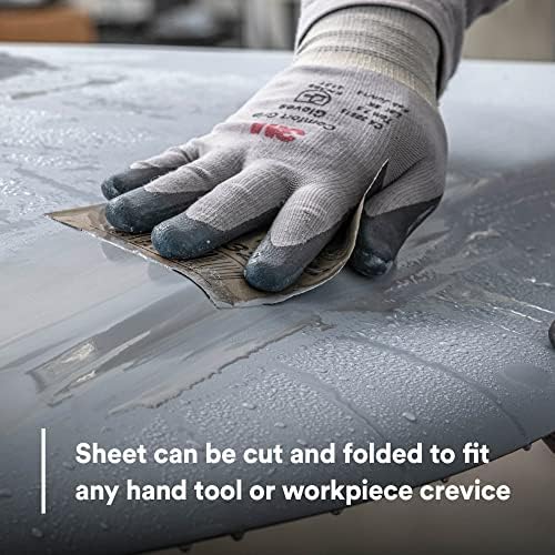 3M Wetordry Abrasive Sheet, 213Q, 02040, P320, 9 in x 11 in