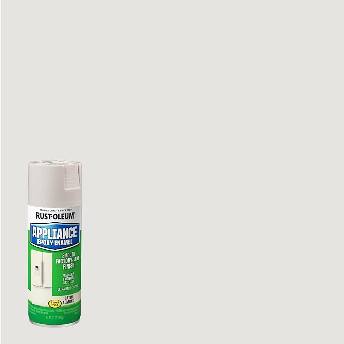 Rust-Oleum 7882830 Specialty Appliance Epoxy Spray Paint, 12 oz, Almond