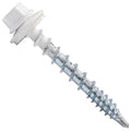 Fasteners Plus ST Fastening #10 x 1-1/2" Kwikseal Woodbinder Metal Roofing Screws Metal-to-Wood Bright White (Pack of 250)