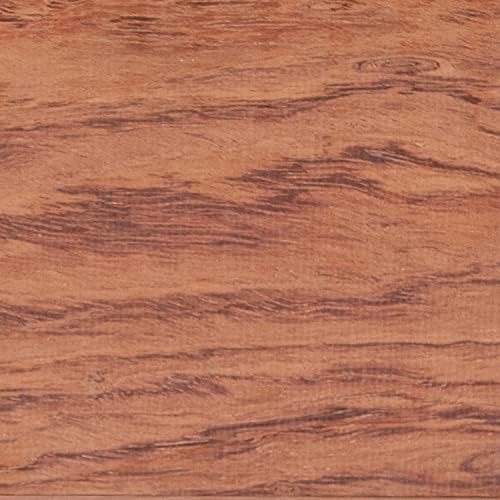 3/4” x 6” x 24” Bubinga Solid Hardwood Unfinished for Crafts, DYI, Scroll Saw, Woodworking and Laser Engraving (1pc)