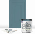 ALL-IN-ONE Paint by Heirloom Traditions, Blissful (French Blue), Quart - Durable cabinet and furniture paint. Built in primer and top coat, no sanding needed. Includes our 30 featured color card.