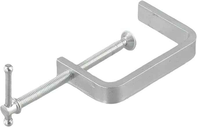 Stainless Steel C Clamps, 0-100 Mm 4 Sizes C Clamp, Heavy Duty Woodworking Clamp With Wide Jaw Openings For Carpentry Woodwork Building Wood, Plastic, Stone, Metal Stable Clamping(0-85mm)