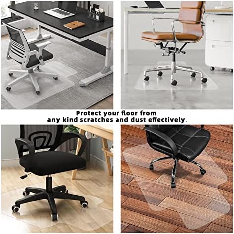 BesWin Office Chair Mat for Hardwood Floor, 36"x48"