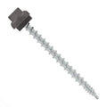 Fasteners Plus ST Fastening ZXL Woodbinder Metal-to-Wood #10 x 2-1/2" Charcoal Gray Screws with EPDM Rubber Washer, 250-Count - Designed for Metal Roofing and Siding Panels