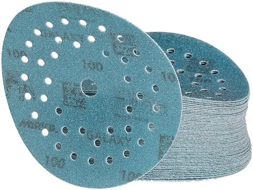 Mirka Galaxy Multifit 5 Inch Ceramic Sandpaper 100 Grit Hook & Loop 50 Pack