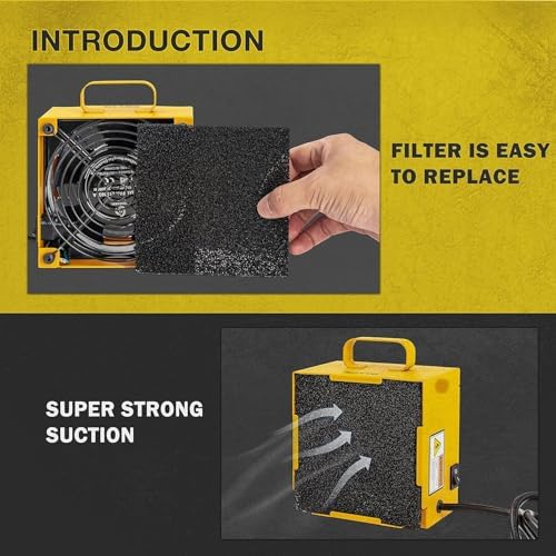 KOTTO Solder Fume Extractor with 2 Magnetic Helping Hands,5 Carbon Filters