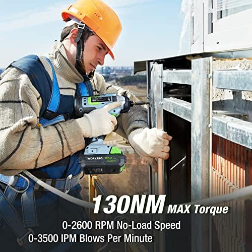 WORKPRO 20V Cordless Drill Combo Kit
