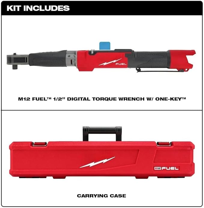 2466-20 for Milwaukee M12 1/2" Power Torque Wrench - Bare Tool | Impact Wrenches