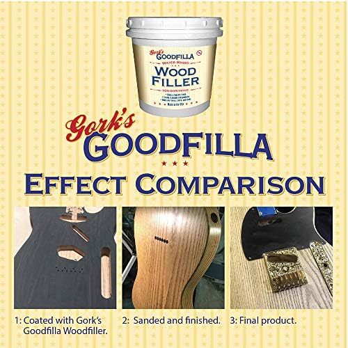 Goodfilla Rosewood, 8 oz, Wood and Grain Filler, Stainable, Sandable, Zero Waste, Non-Toxic, USA Made