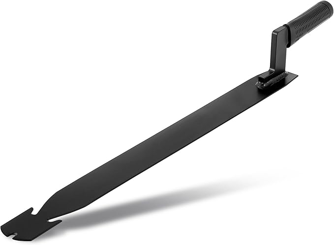 Shingle Slaters Ripper, Steel Roof Ripper Shingle Remover Slate Puller Rip Slate Slating Nail Remover for Slaters Roofers Roofing(Black,23 Inch)