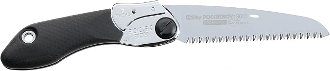 Silky Professional Series PocketBoy Folding Saw 130mm Medium Teeth (340-13) | 8.5 teeth per inch (10 teeth per 30mm), Cut capacity 2.6 inches
