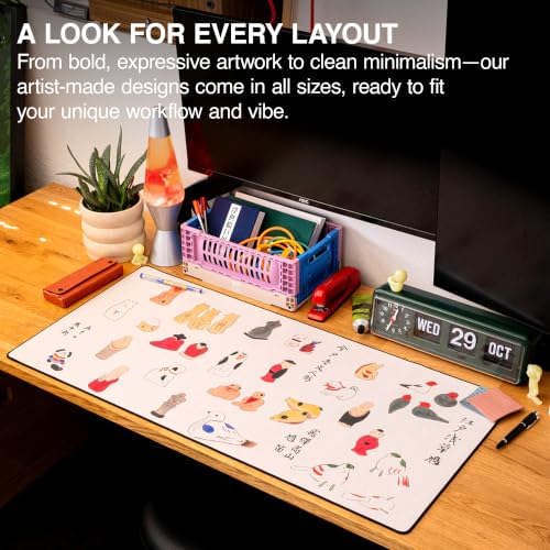 MPCO. Trinkets, by Koboshi Gaming Desk Pad, 36" x 17" Duraglyde Desk Mat