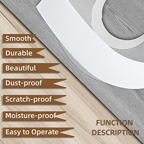 GSCIT Club White Edge Banding, 3/4 inch x 25ft Melamine Edge Banding with Hot Melt Adhesive Preglued Cabinet Edge Banding Flexible White Veneer Edging
